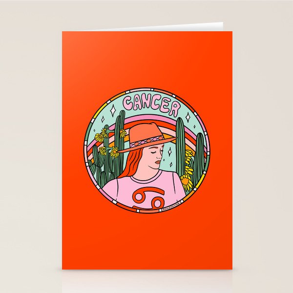 Cancer Cowgirl Stationery Card Gallery Image 2