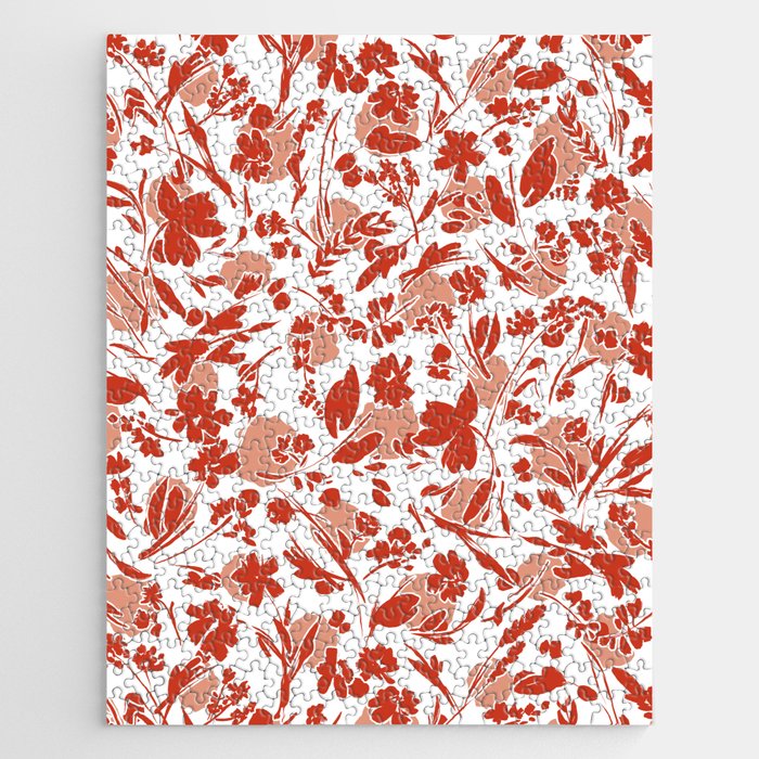 Wild flowering reddish meadow Jigsaw Puzzle Gallery Image 1