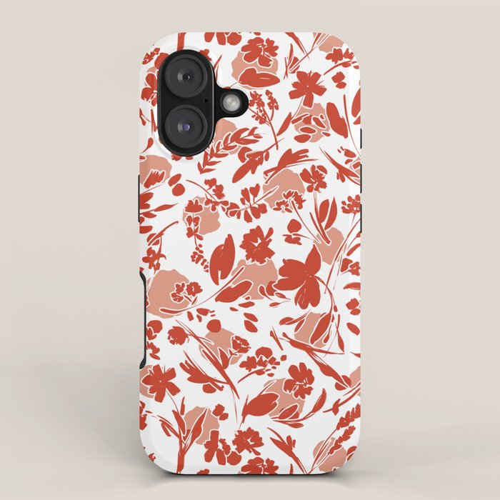 Wild flowering reddish meadow iPhone Case Gallery Image 1