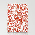 Wild flowering reddish meadow Stationery Card Gallery Image 2