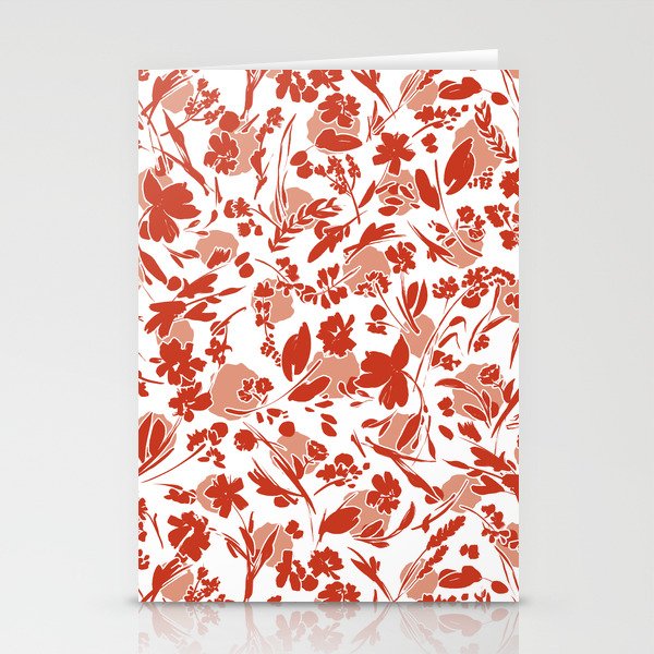 Wild flowering reddish meadow Stationery Card Gallery Image 2