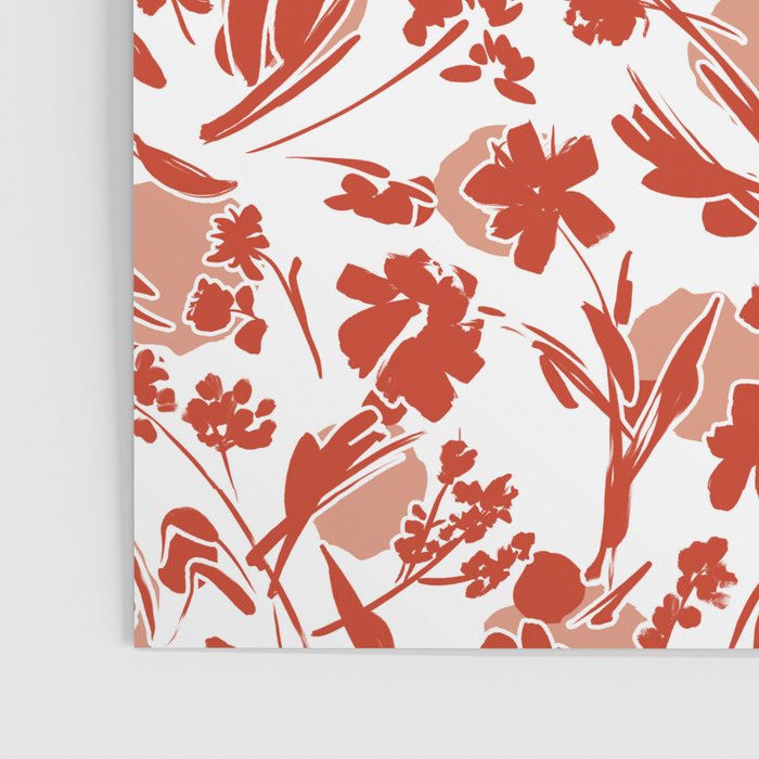 Wild flowering reddish meadow Poster Gallery Image 3