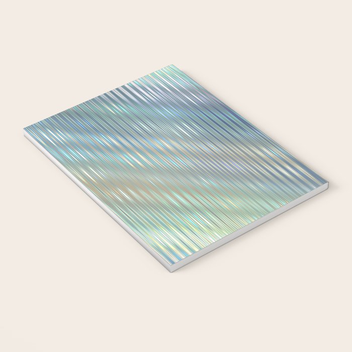 Striped Abstract Glass Relection Notebook Gallery Image 3