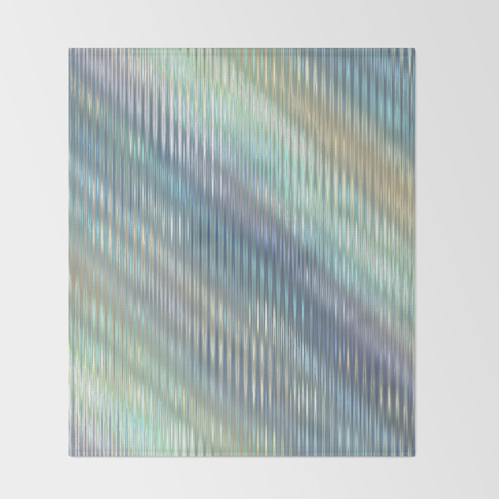 Striped Abstract Glass Relection Throw Blanket Gallery Image 2