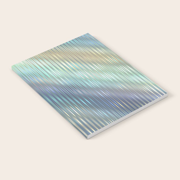 Striped Abstract Glass Relection Notebook Gallery Image 1