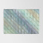 Striped Abstract Glass Relection Rug Gallery Image 2