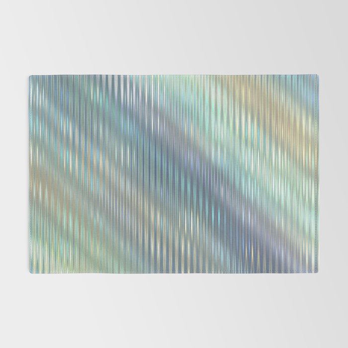 Striped Abstract Glass Relection Rug Gallery Image 2