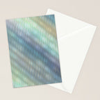 Striped Abstract Glass Relection Stationery Card Gallery Image 2