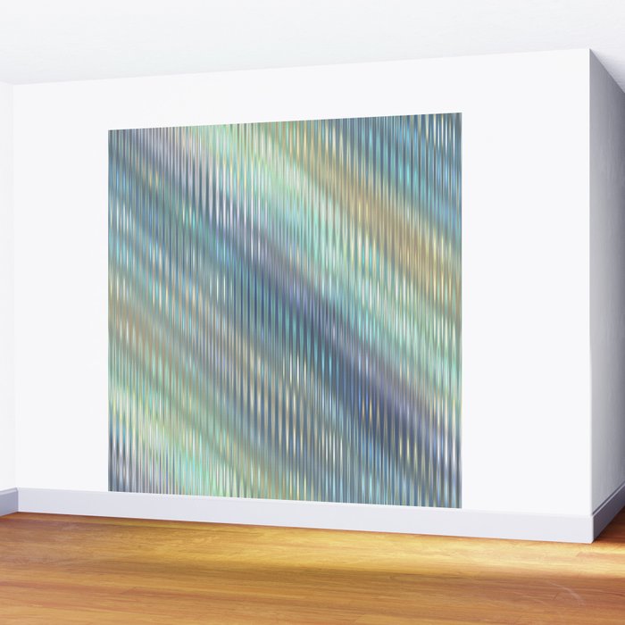 Striped Abstract Glass Relection Wall Mural Gallery Image 2