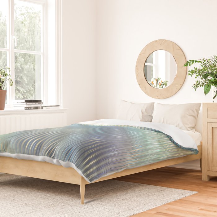 Striped Abstract Glass Relection Duvet Cover Gallery Image 2
