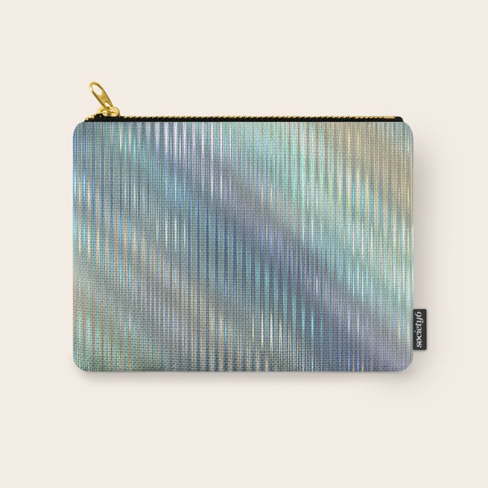 Striped Abstract Glass Relection Carry All Pouch Gallery Image 1
