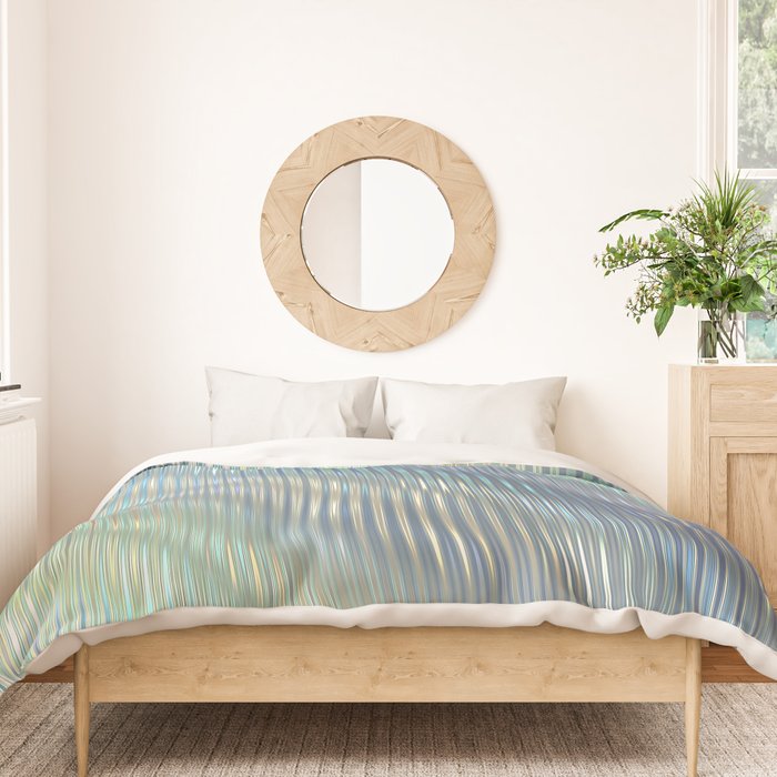 Striped Abstract Glass Relection Duvet Cover Gallery Image 3