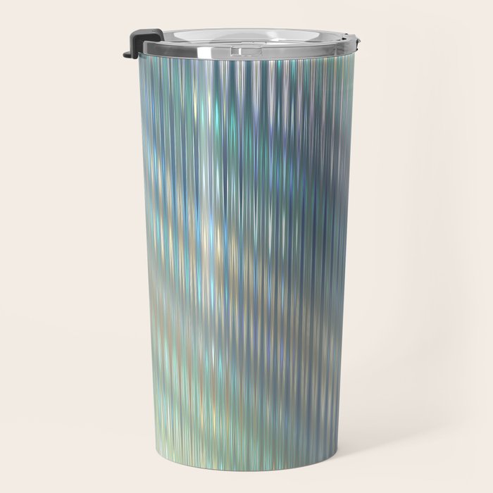 Striped Abstract Glass Relection Travel Mug Gallery Image 3
