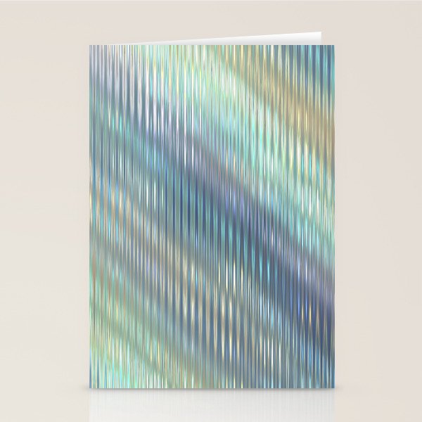 Striped Abstract Glass Relection Stationery Card Gallery Image 2