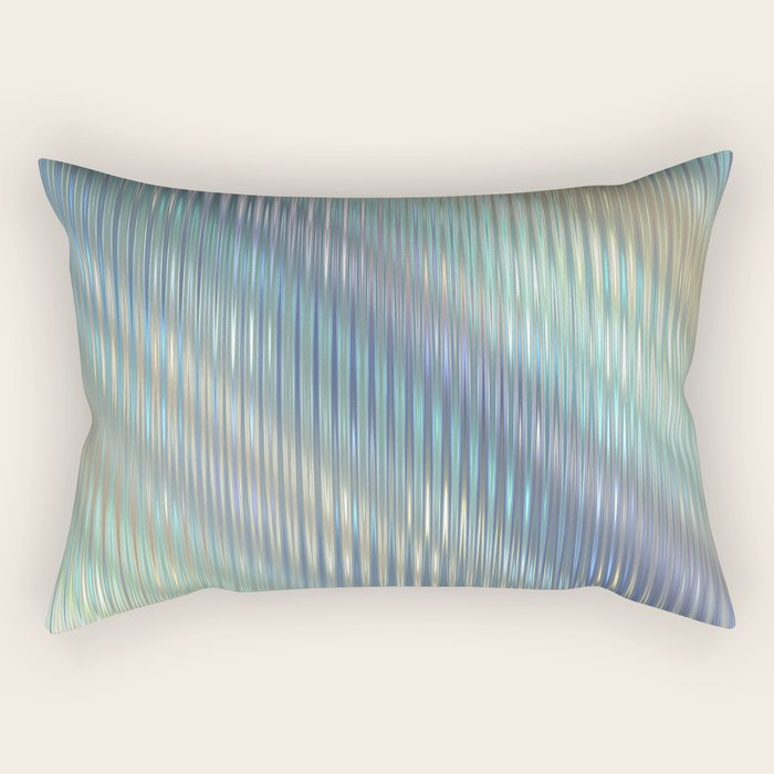 Striped Abstract Glass Relection Rectangular Pillow Gallery Image 1