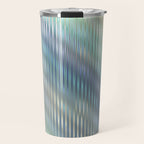 Striped Abstract Glass Relection Travel Mug Gallery Image 1