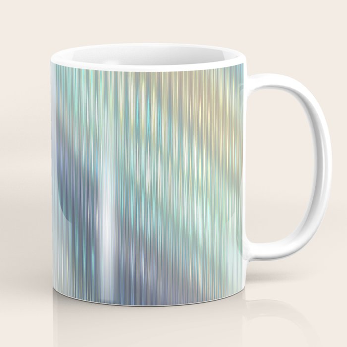 Striped Abstract Glass Relection Coffee Mug Gallery Image 1
