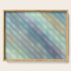 Striped Abstract Glass Relection Serving Tray Gallery Image 1