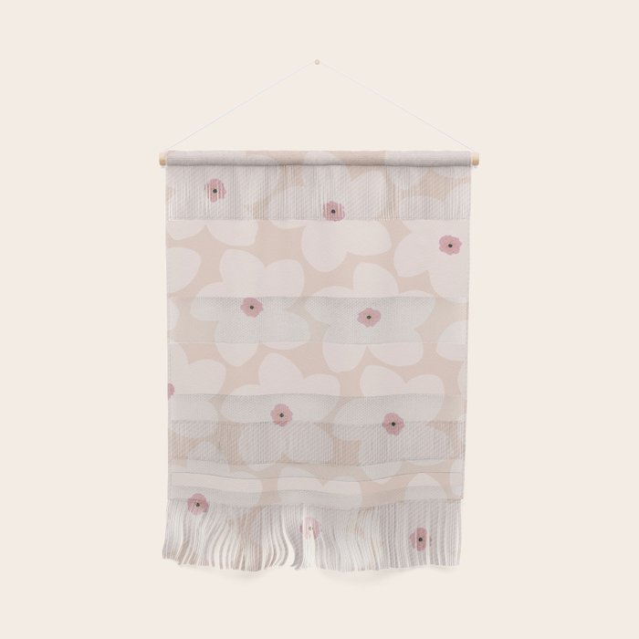 Blush Pink Retro Flower Wall Hanging Gallery Image 1