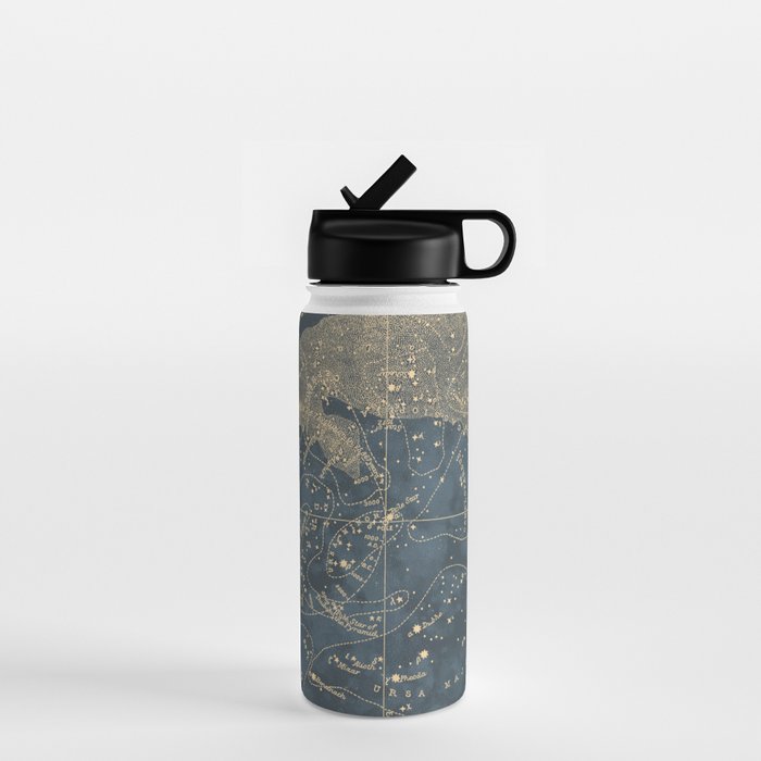 Vintage Astronomical Charts - Stars and Constellations Water Bottle Gallery Image 1