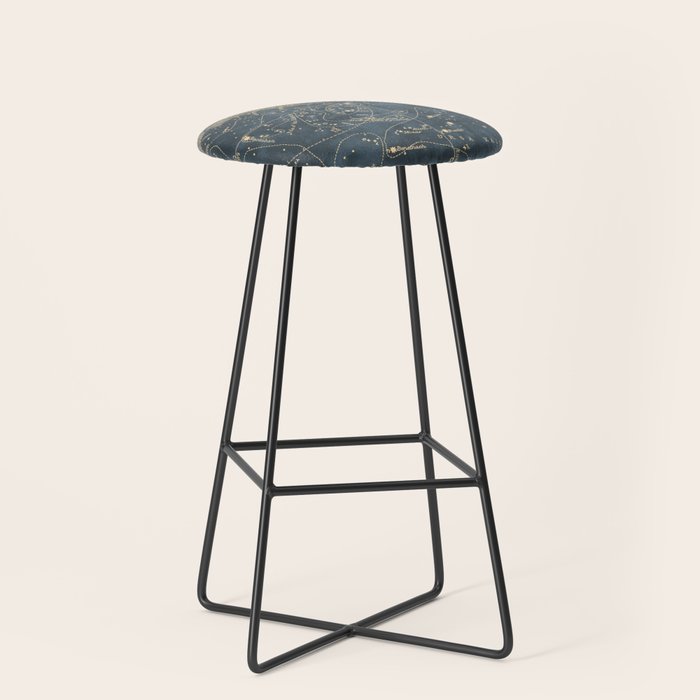 Vintage Astronomical Charts - Stars and Constellations Stool Gallery Image 1