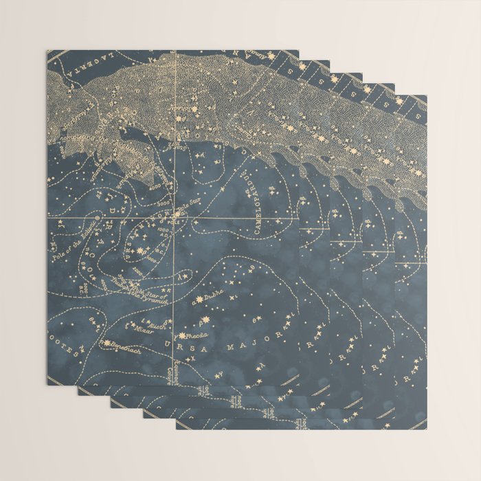 Vintage Astronomical Charts - Stars and Constellations Wrapping Paper Gallery Image 3