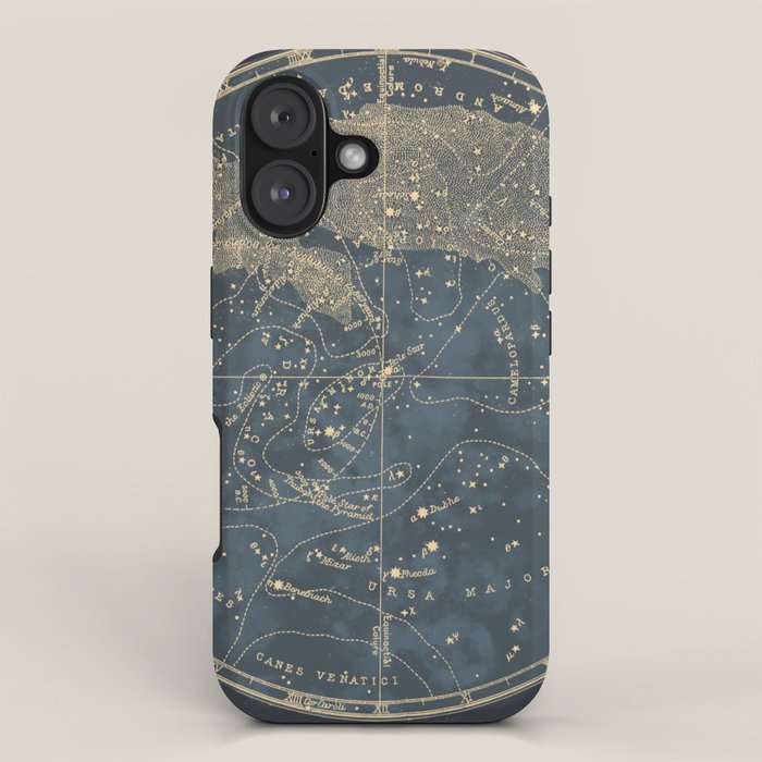 Vintage Astronomical Charts - Stars and Constellations iPhone Case Gallery Image 1