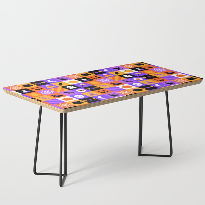 Geometric halloween mosaic pattern Coffee Table Gallery Image 1