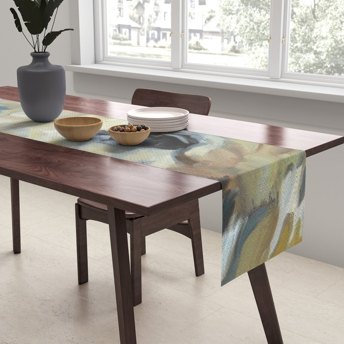 Shiner the Golden Retriever Portrait Table Runner Gallery Image 2