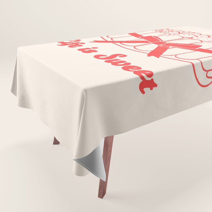 Preppy Strawberry Cake Tablecloth Gallery Image 1
