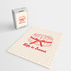 Preppy Strawberry Cake Jigsaw Puzzle Gallery Image 2