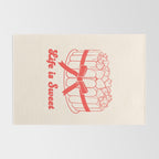 Preppy Strawberry Cake Rug Gallery Image 2
