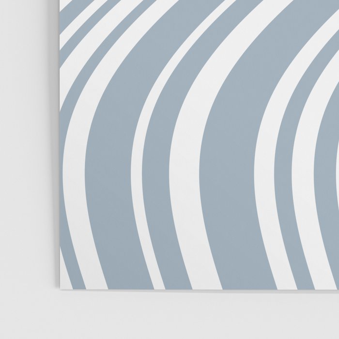 Wavy Stripes XXXVI - Natural Blue  Poster Gallery Image 3