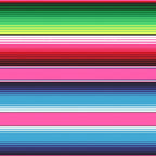 Pink Mexican Serape Blanket Stripes Coffee Mug Gallery Image 2