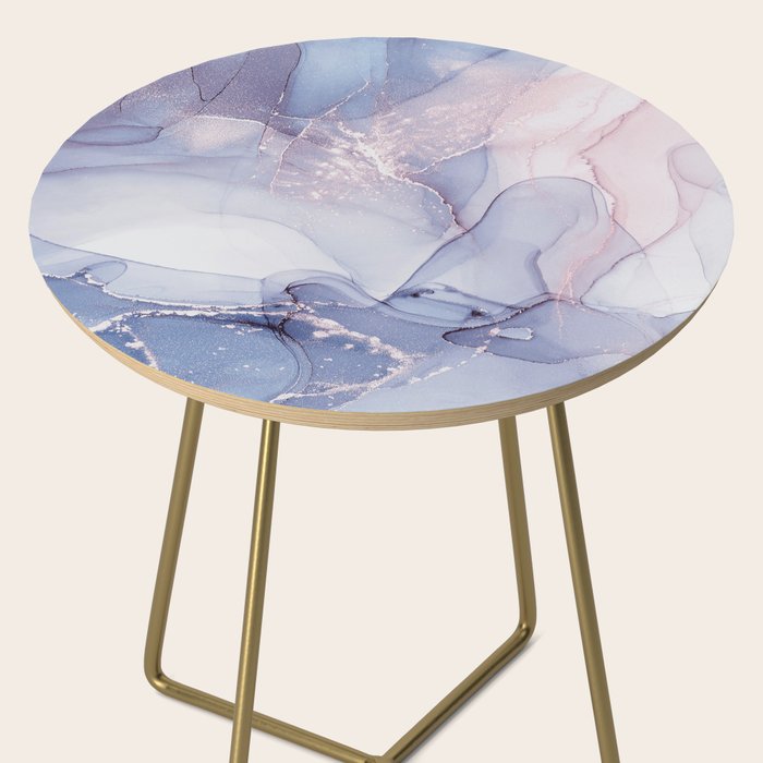 Abstract Blue Pink Purple Art Print By LandSartprints Side Table Gallery Image 2