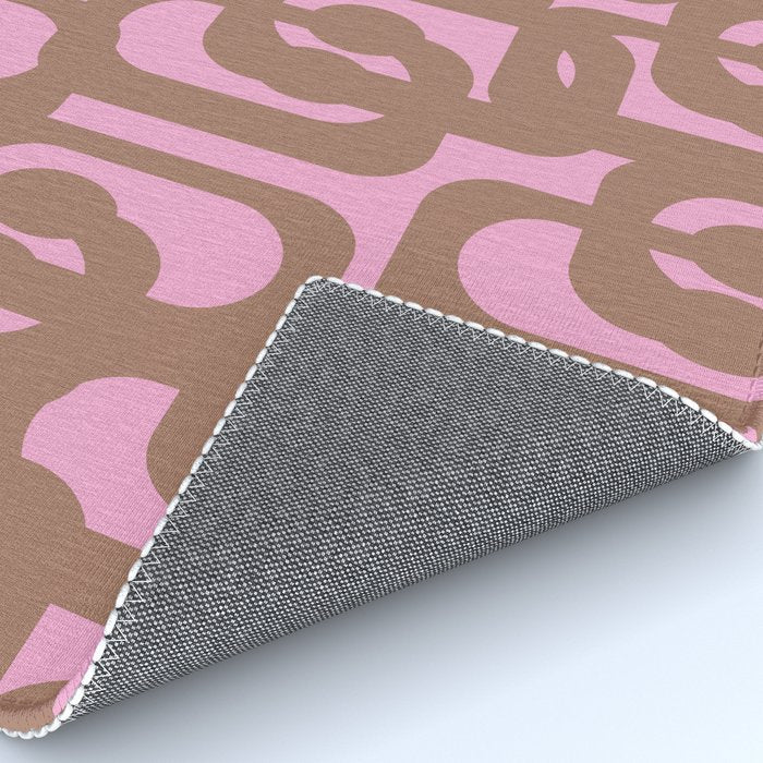Midcentury Modern Loops Pattern 3 Inspired by PANTONE 17 1230 Color of the Year Mocha Mousse Rug Gallery Image 4