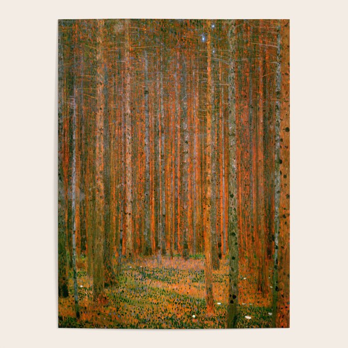 Gustav Klimt "Fir Forest" Poster Gallery Image 1