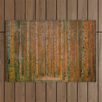 Gustav Klimt "Fir Forest" Outdoor Rug Gallery Image 1
