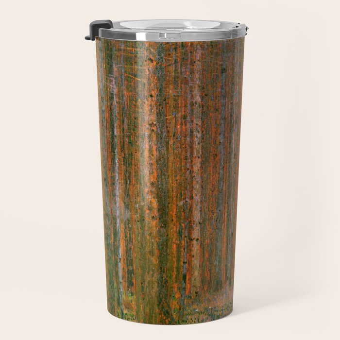 Gustav Klimt "Fir Forest" Travel Mug Gallery Image 3