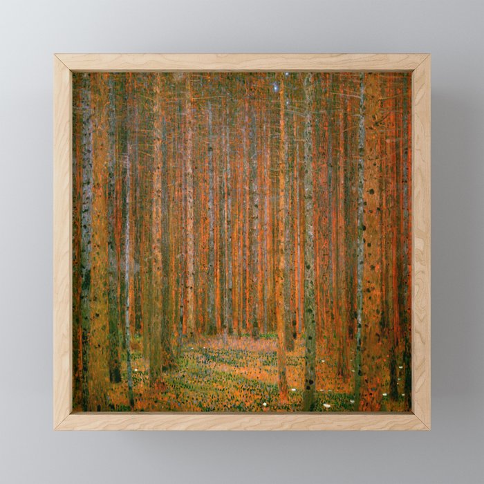Gustav Klimt "Fir Forest" Mini Art Print Gallery Image 1