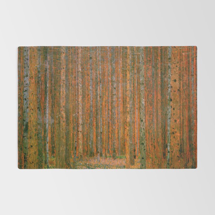 Gustav Klimt "Fir Forest" Rug Gallery Image 2