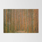 Gustav Klimt "Fir Forest" Rug Gallery Image 2