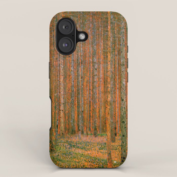 Gustav Klimt "Fir Forest" iPhone Case Gallery Image 1