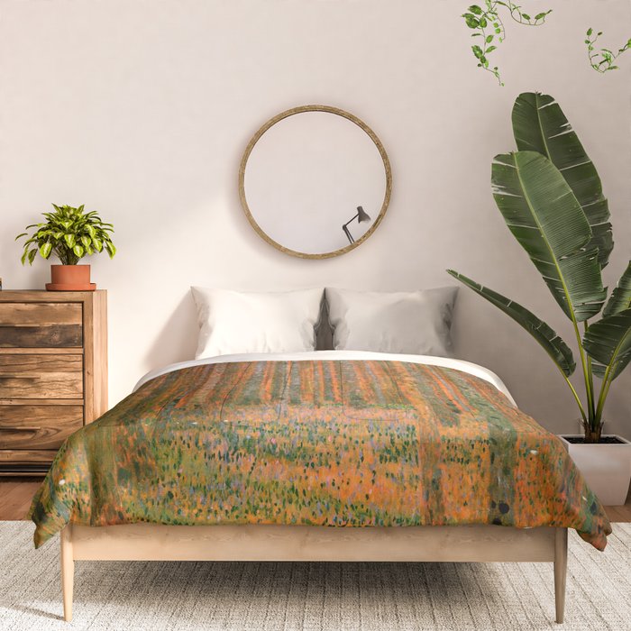 Gustav Klimt "Fir Forest" Comforter Gallery Image 3