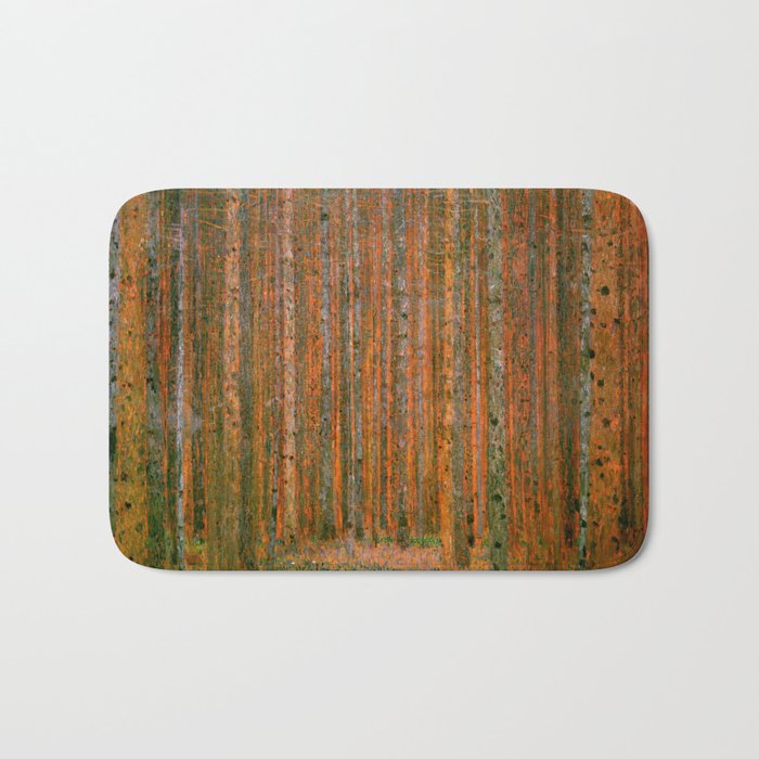 Gustav Klimt "Fir Forest" Bath Mat Gallery Image 1