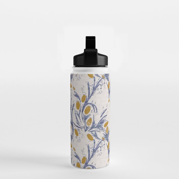 FRENCH LINEN THISTLE Water Bottle Gallery Image 2