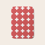 Swiss Cross Red Bath Mat Gallery Image 1