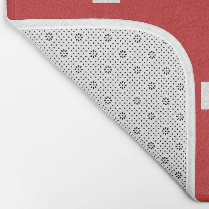 Swiss Cross Red Bath Mat Gallery Image 2