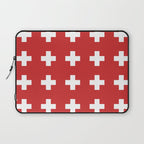 Swiss Cross Red Laptop Sleeve Gallery Image 1