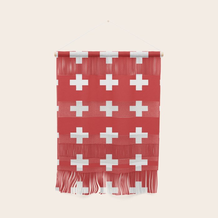 Swiss Cross Red Wall Hanging Gallery Image 1